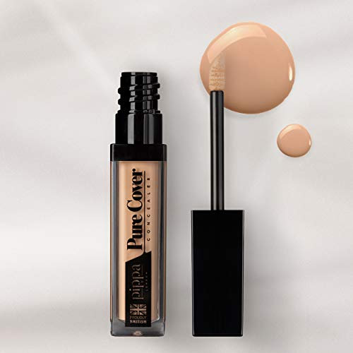 Pippa of London Pure Cover Concealer Makeup deckend - Feuchtigkeitsspendende Farbkorrektor, Concealer für dunkle Augenringe - Concealer zum Abdecken - mattes Finish, ölfreier Narben-Concealer flüssig