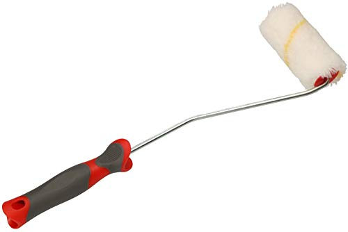 KOTARBAU® Velours-Farbroller Gelbfaden 100 x 50 mm mit verlängertem Griff 385 mm Farbwalze Pinsel Walzenbürste Rollerwalze Rollerpinsel für Anstricharbeiten und Renovierung