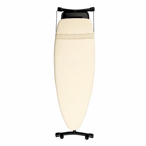Table à repasser professionnelle pliante, robuste, réglable en hauteur, surface XXL, roulettes, plateau amovible, idéale pour les centres de repassage et les vêtements volumineux, fabriquée dans l'UE.