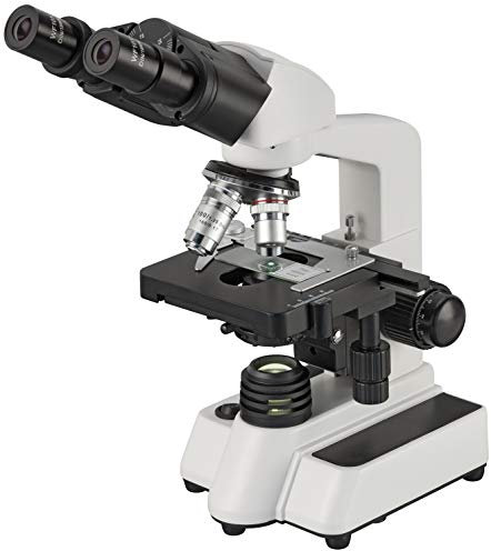 Bresser Mikroskop Researcher Bino für gehobene Ansprüche mit 40x-1000x Vergrößerung inkl. Full-HD-Okularkamera, 25 Dauerpräparaten und leeren Objektträgern