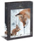 Ulmer Puzzleschmiede - Puzzle „Fleißig & Schlau“ - Pfiffiges 1000 Teile Tierpuzzle – Eichhörnchen und Fuchs im Winterwald - Tiere verblüffend in Szene gesetzt - Puzzle-Qualität Made in Germany