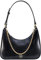 VICTORIA HYDE Petit sac à main rétro Imitation cuir véritable pour femme (Noir)