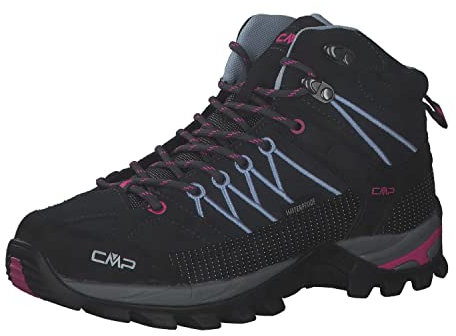 CMP Rigel Mid Wmn Trekking Shoes Wp, Scarpe da trekking Donna, Titanio Skyway, 36 EU
