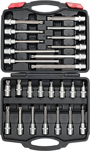 YATO Werkzeug-Set YT-77542 55, 100, 140, 200 mm Chrom-Vanadium-Stahl