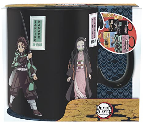 ABYstyle - DEMON SLAYER Tazza termo-reattiva Spaccatoi grande contenitore