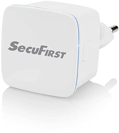 SecuFirst WLAN Repeater, WLAN-Verstärker 300 Mbit/s 2,4 GHz WiFi Range Extender,WPS-Taste, Ethernet-Port,EU-Stecker, Mini-WLAN-Verstärkerempfänger(REP240)