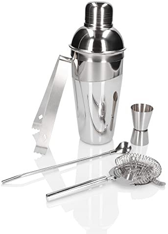 Set da barman 5 el - shaker 550 ml