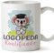 MUGFFINS Tazas para LOGOPEDA mujer - En Español - Koalificado/koalificada - 11 oz / 330 ml - Regalo original y divertido