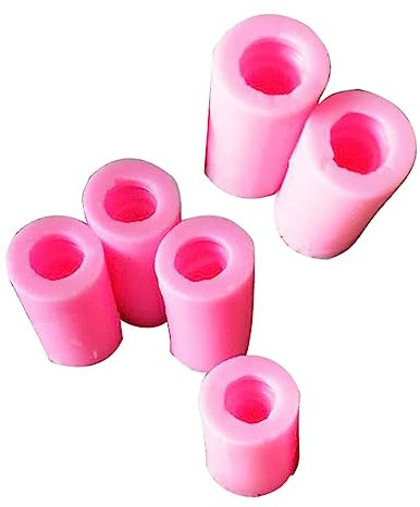 BEALIFE Molde de Silicona de ajedrez de 6 Piezas, Formas 3D, Yeso Reutilizable, Molde de aromaterapia, Herramientas para Hornear, decoración de, Vestido de Boda