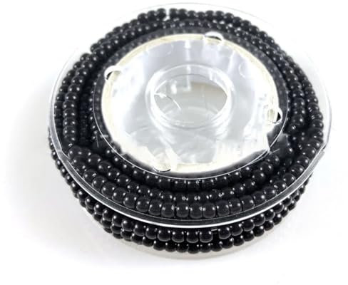 1000pcs Silicone Lined Pre-Loaded Nano Rings For Hair Extensions (Black) - 3.0mm Diameter Silicone Lined Micro Bead Rings For Hair Extensions, Glue Free, Safe, Hair Extension - Love Your Hair By Jo