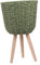 VINTORKY 1Stk Bodenständer Rattan-Pflanzenhalter Pflanzgefäß Rattan pflanzregale Indoor blumenständer für innen zimmerpflanzen Bodenvase Rattan geflochtener Blumentopf Bodenbonsaischale