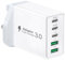 50W USB C Charger Plug Fast Charge, 5-Port Multi USB Charger Plug Adaptor UK, USB Type C Fast Charger Charging Plug Power Adapter for iPhone 16 15 14 13 12 Pro Max SE XS XR, iPad, Samsung Galaxy