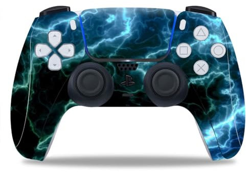 Wonhomke Più design per Skins Joystick Gamepad PS5 per PS5 Controllers Controller PVC Sticker per PS5 Controller Skin Sticker (PS5-009)