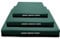 Kosiproducts Gymnastics Non Slip Crash Mat for Tumbling Landing Gym Training exercise, Bouncy Castle Medium (100cm x 100cm) Green