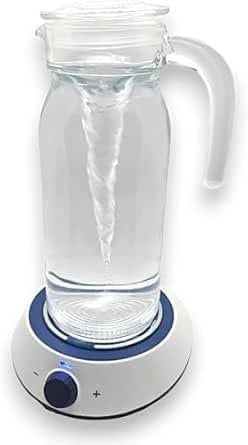 Carafe Vortex pour une eau vivante - Dynamiseur Vortex - Technologie innovante Vortex – Idéal pour les utilisateurs de filtre à osmose inverse, à charbon actif...