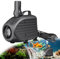 Biling Bomba de estanque, 80 W, 4500 L/H, ultra-Silenciosa, filtro integrado de protección antigrietas en seco y 3 adaptadores- sumergible para fuentes, juegos de agua, acuario - uso doméstico