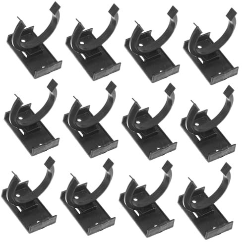 HOMSFOU 20pcs Plastic Kitchen Leg Plinth Clip Kickboard Retainer for Kitchen Wall Cabinets Furniture Foot Leveler
