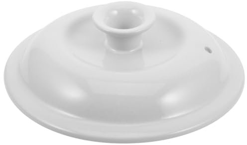 PRETYZOOM Ceramic Slow Cooker Lid Cover Versatile Use for Cooking Accessories Replacement Pot Lid with Excellent Sealing and Aesthetic Design for Stew Pot