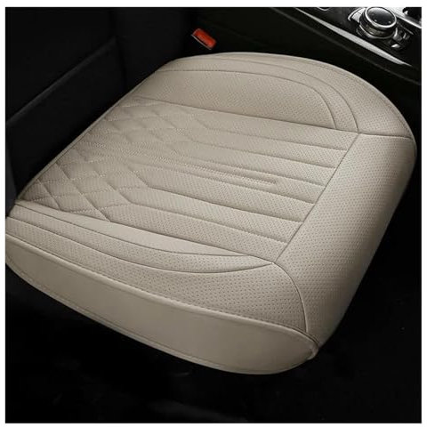 BMLGPGBCDW Auto Autositzbezüge Sitzkissen Universal-Autozubehör Fahrersitzschutz Zubehör(1 Stück Weiß)