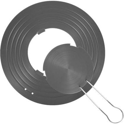 Tuesoa Heat Diffuser Plate, Detachable Heat Diffusion Plate, Non Stick 10 Inch Aluminium Alloy GasStove Simmer Plate