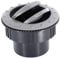 Air Conditioner Wind, Rv Air Outlet, Round Knob Deflector, 360° verstellbarer Fluss, Sturdy Abs Material, ideal für Roof Installation in Trucks, Boots, Fahrzeugen, Schwarz, Grau