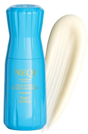 NEQI Leave-In Conditioner geschädigtes Haar mit Hitzeschutz & Bond 75ml | Build Boost Fill & Seal Balm mit Maleinsaeure - Leave In Haarpflege fuer blondiertes & coloriertes Haar, vegan