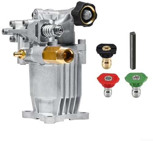 3/4 Inch Input Shaft Horizontal Pressure Washer Pump Optimized For 2400-2750 PSI Output And 2.2-2.4 GPM Flow Compatible Washer Models