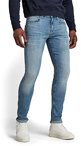 G-STAR Revend Skinny, Jeans Uomo, Blu (Lt Indigo Aged 51010-8968-8436), 32W / 30L
