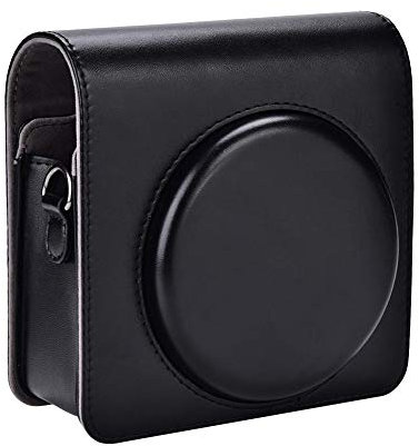 PU-Leder Kameratasche, Tasche Hülle PU Leder Schutzhülle mit Schultergurt für SQ6(schwarz)