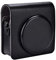 PU-Leder Mini Kameratasche, Tasche Hülle PU Leder Schutzhülle mit Schultergurt für Fujifilm SQ6(schwarz)