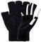 Roomando Fingerlose Handschuhe onesize Strickhandschuhe Winterware fingerfrei (schwarz)