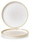 Kadida Churchill Stonecast -Walled Chefs Plate, Durchmesser: Ø 21cm, Farbe wählbar (Barley White)