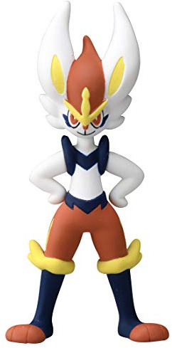 Takaratomy Pokemon Monster Collection Moncolle MS-35 Cinderace Aceburn Figure Figure