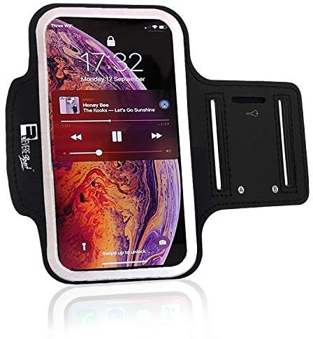 RevereSport iPhone 12 Pro Running Armband. Premium Sports Arm Phone Case Holder for Runners, Exercise & Gym Workouts