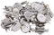yotijar 30 Pièces Pinces à Cheveux de Base de Broche Ronde Plateau de Cabochon Broches Vierges Argent, 30 mm