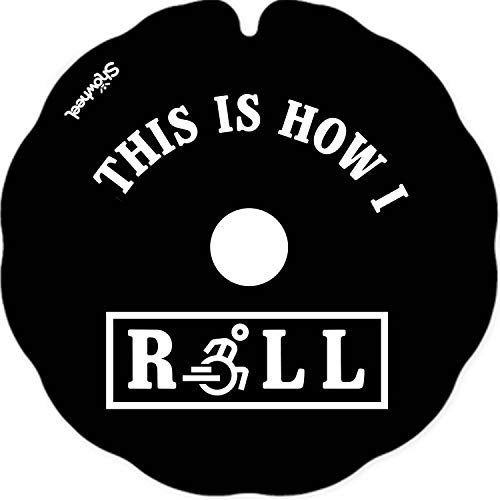 Flasque: Protège-Rayons Fauteuil Roulant (Paire) pour Main Courante de 49,51 à 50,50 cm de Diam. Extérieur, Fixation Ronde - Roll