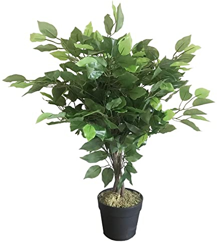Leaf Realistic Artificial Ficus Tree/Plant 60cm Mini Bush,60cm Mini Bush,60cm,AZ-FICUS