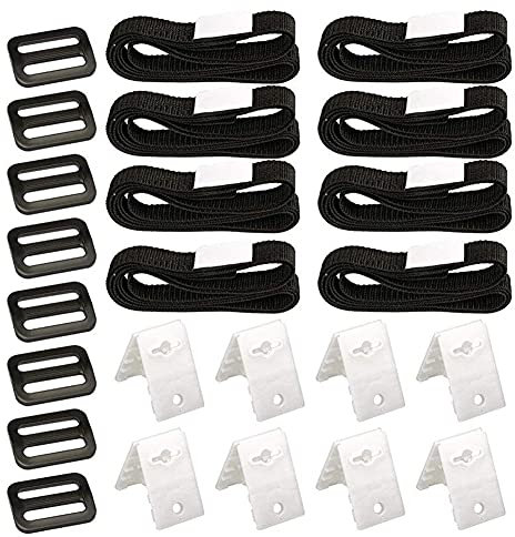 Pool-abdeckungsriemen Set Universal Swimmingpool Solar Cover Rolle Anbindung Schwimmbad Zubehör 24 Stücke