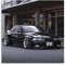 HJFS Auto-Poster, Motiv: BMW E36 M3, dekoratives Gemälde, Leinwand, Wandkunst, Wohnzimmer, Schlafzimmer, 40 x cm, Ohne Rahmen