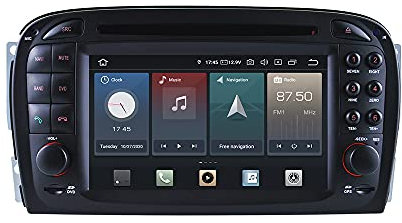 Kompatibel mit: Mercedes Benz SL R230 DX 7 Touchscreen Android Autoradio GPS Navigation CarPlay