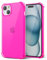 Svanove for iPhone 15 Plus Phone Case Clear, Transparent Crystal Thin Slim Flexible TPU Cover, Non-Yellowing Soft Silicone for Women Girl Cute, Protective Shockproof Bumper, Hot Pink