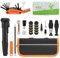 Cuteefun Bike Puncture Repair Kit, Bike Tool Kit with Mini Bicycle Pump, 16 in 1 Bike Multi Tool, Bike Tyre Repair Kit with Storage Bag, Bicycle Repair Kit for Mountain Bike, Road Bike