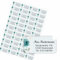 Adressaufkleber - 44 Stück Personalisierte Aufkleber mit Name und Adresse für Deine Post oder zur Kennzeichnung Deiner persönlichen Sachen (Style 7)