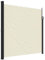 vidaXL Toldo Lateral retráctil Crema 200x600 cm