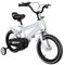 Garbenat 14 Zoll Kinderfahrrad mit Stützrädern Upgraded Kinder Fahrrad für ab 3-6 Jahre HöHenverstellbar Kinderfahrrad für Jungen & Mädchen Jugend Fahrrad für Schulung Outdoor Reiten (Weiß)