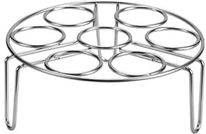 Salvamanteles eficientes para cocinar huevos, para olla a presión, multifuncional, soporte para cocinar al vapor, utensilios de cocina
