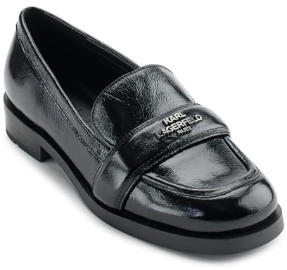 Karl Lagerfeld Paris Damen Madlen Loafer Slipper, Schwarz, 39 EU