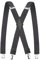 Pejoye Hosenträger für Herren 3.5cm Breit Arbeitshosen Stark Motorradhose Lang X Form 4 Metall Clips Einstellbar und Elastisch Einheitsgröße für Männer und Damen (Dunkelgrau)