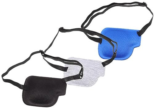 HAPINARY 2 Sets Augenklappen Elastische Augenabdeckung Für Erwachsene Und Kinder Bei Amblyopie 3 Stück * 2