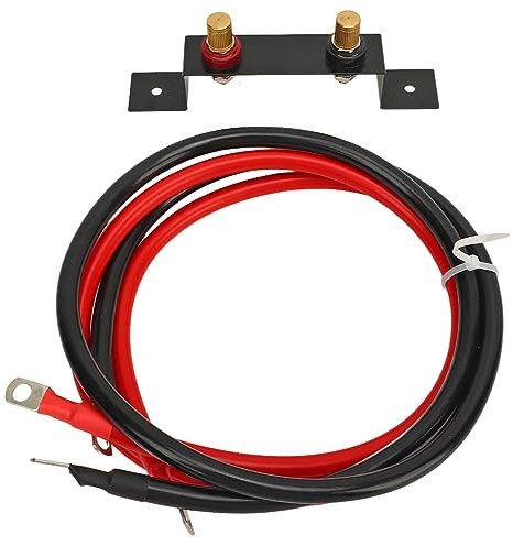 Remote Battery Jump Post, Remote Battery Jumper Terminals Relocation Kit, Battery Charging Post, Universal for UTV, ATV Car Trucks RV Tractor Boat (4awg)